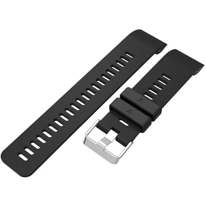 Ремешок для GARMIN FORERUNNER 35 (силикон) черный S00-00677-00