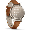 Смарт-часы GARMIN LILY 2 CLASSIC CREAM GOLD WITH TAN LEATHER BAND 010-02839-02